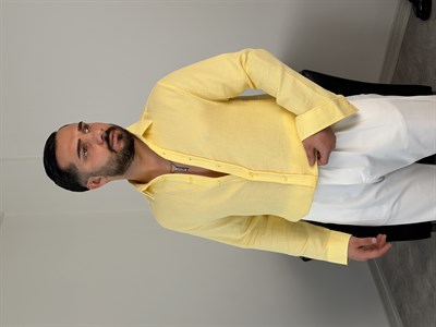 RAHAT KALIP %100 PAMUK MÜSLİN GÖMLEK SARI