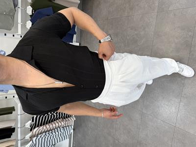 Raporlu Pamuk Gömlek Siyah