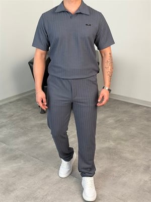 REGULAR FİT YAZLIK TAKIM ANTRASİT