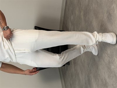 REGULAR FİT YAZLIK TAKIM BEYAZ