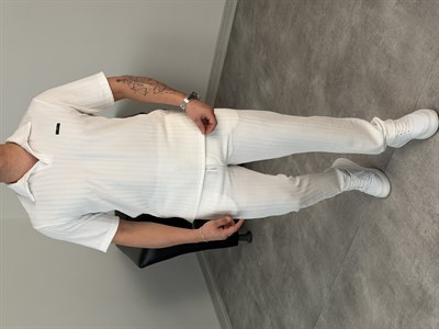 REGULAR FİT YAZLIK TAKIM BEYAZ