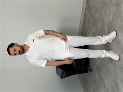 REGULAR FİT YAZLIK TAKIM BEYAZ