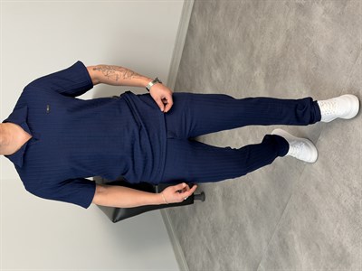 REGULAR FİT YAZLIK TAKIM LACİVERT