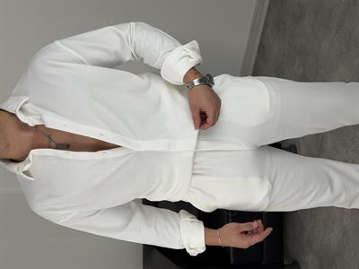 REGULAR KALIP PREMİUM GÖMLEKLİ TAKIM BEYAZ