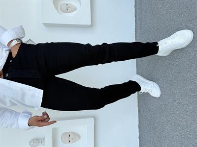 SLİMFİT FULL LİKRA KOT PANTOLON SİYAH