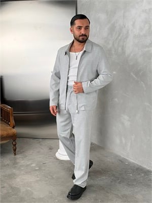 Spor Kumaş Takım Gri