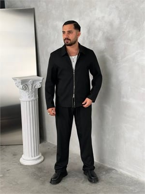 Spor Kumaş Takım Siyah