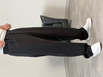 SÜPER BAGGY KALIP PİLELİ BAGGY PANTOLON SİYAH