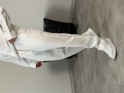 VİSKON %100 PAMUK TAKIM BEYAZ