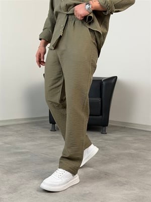 VİSKON %100 PAMUK TAKIM HAKİ YEŞİL