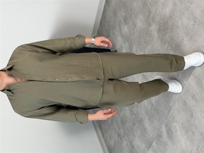 VİSKON %100 PAMUK TAKIM HAKİ YEŞİL