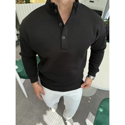 YAKA DÜĞME PREMİUM 3 İPLİK ŞARDONLU SWEAT