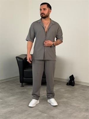 YAZLIK KREP TAKIM ANTRASİT