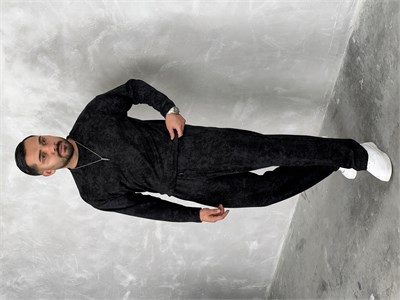 Yıkamalı Yüksek Kalite Oversize Takım Siyah