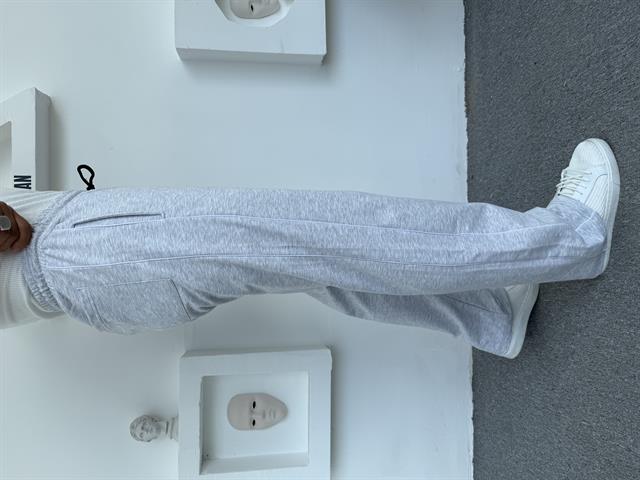 2 İPLİK BAGGY ŞERİTLİ PANTOLON GRİ