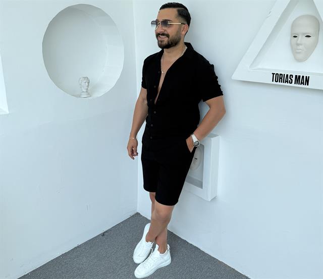 Bürümcük Şortlu Pamuk Takım Siyah