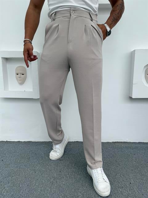 CRAP PİLELİ BAGGY PANTOLON GRİ
