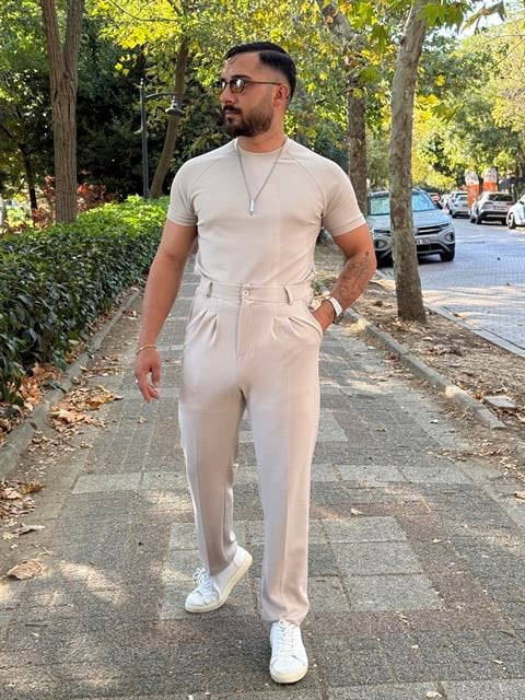 CRAP PİLELİ BAGGY TİŞÖRT TAKIM GRİ