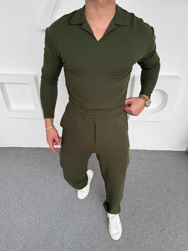 Crep Hemşire Takım Haki Yeşil