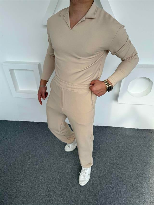 Crep Hemşire Takım Krem