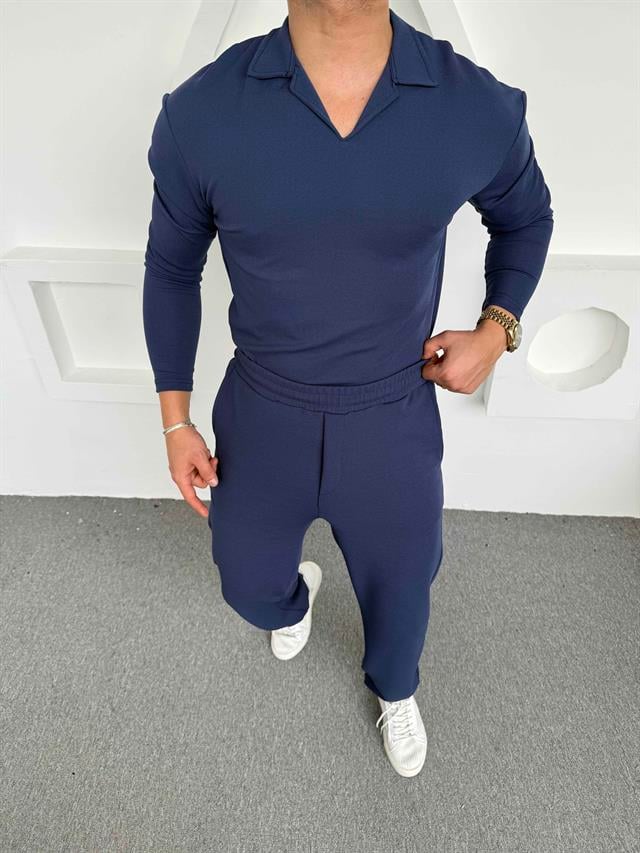 Crep Hemşire Takım Lacivert