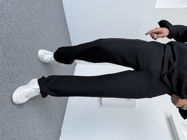 Keten Baggy Pantolon Siyah