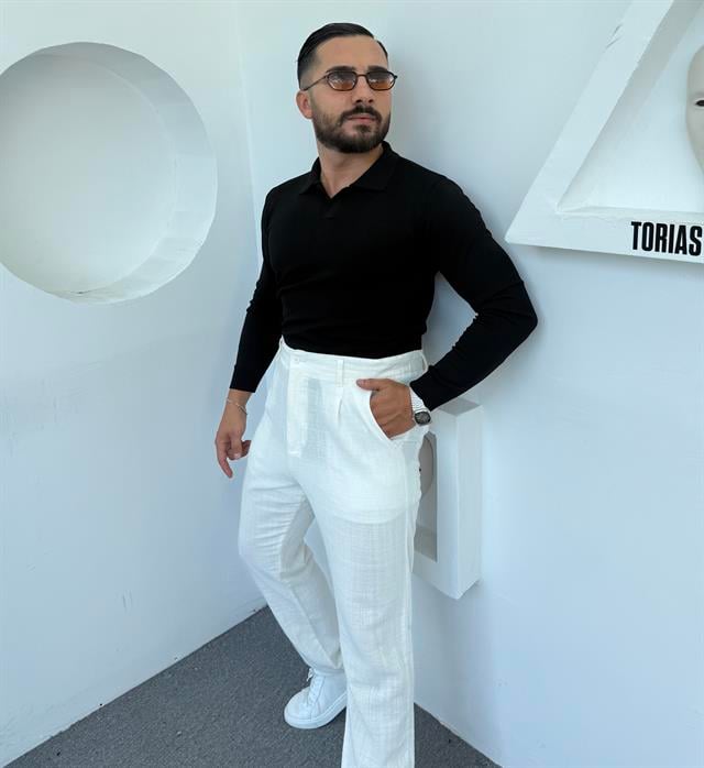 LRD  BASİC İTHAL TRİKO POLO YAKA SİYAH