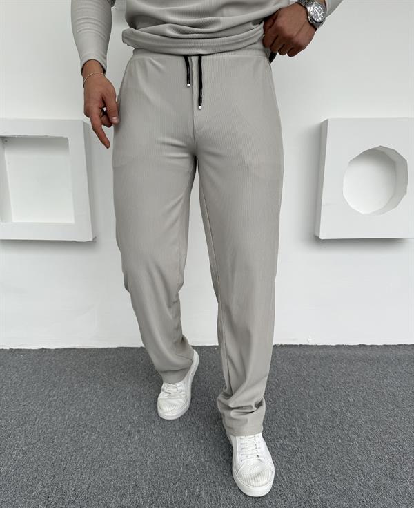 Ottoman Baggy Polo Yaka Takım Gri