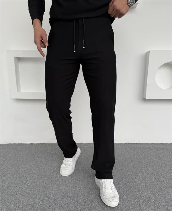 Ottoman Baggy Polo Yaka Takım Siyah