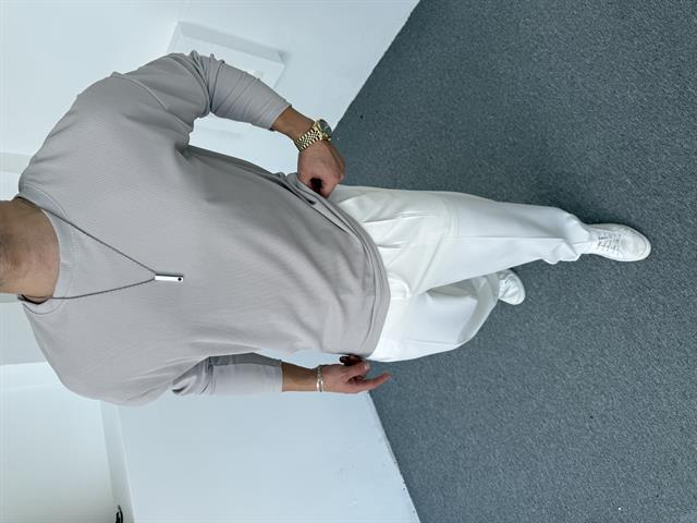 Ottoman Bisiklet Yaka Sweatshirt Gri