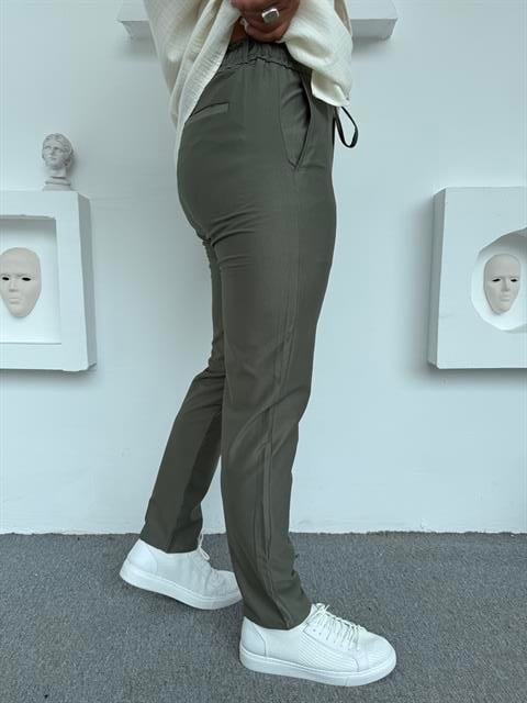 PARAŞÜT KUMAŞ REGULAR KALIP PANTOLON HAKİ