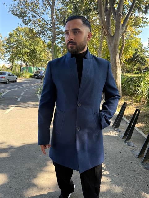 PREMİUM ASTARLI KAŞE KABAN LACİVERT