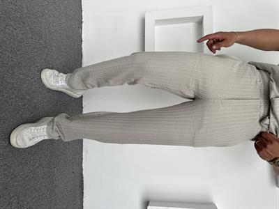 Burgu Desen İthal Baggy Pantolon Gri