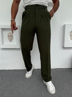 CRAP PİLELİ BAGGY PANTOLON HAKİ YEŞİL