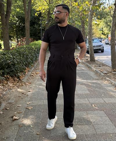 CRAP PİLELİ BAGGY TİŞÖRT TAKIM SİYAH