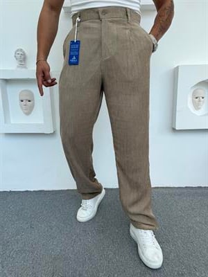 GRAMAJLI BAGGY KALIP KADİFE PANTOLON KİREMİT