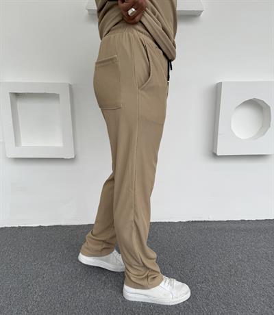 Ottoman Baggy Polo Yaka Takım Bej