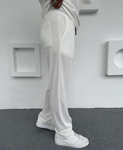 Ottoman Baggy Polo Yaka Takım Beyaz