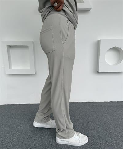 Ottoman Baggy Polo Yaka Takım Gri