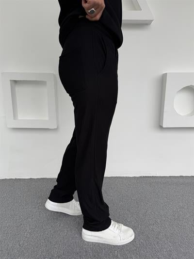 Ottoman Baggy Polo Yaka Takım Siyah