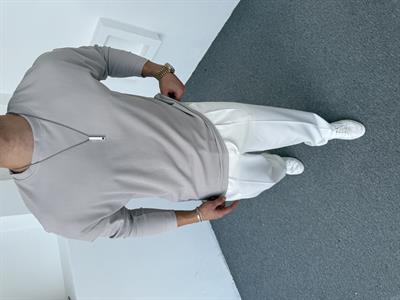 Ottoman Bisiklet Yaka Sweatshirt Gri
