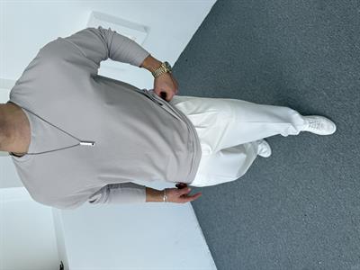 Ottoman Bisiklet Yaka Sweatshirt Gri