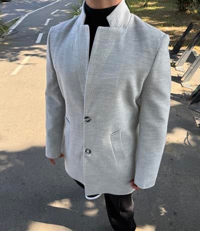 PREMİUM ASTARLI KAŞE KABAN GRİ