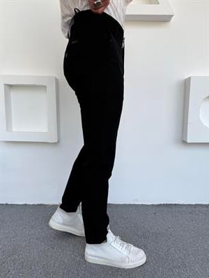 Premium Slimfit Klasik Kumaş Pantolon Siyah
