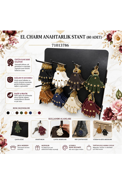 EL CHARM ANAHTARLIK STANT (80 ADET)
