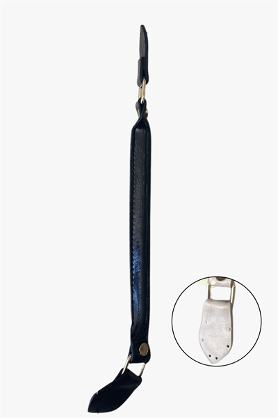 BORULU ÇANTA SAPI BÖCELİ DEMİRLİ RUGAN 35 CM