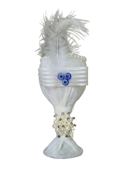 KM KADİFE İNCİLİ LÜX İĞNELİK BARDAK