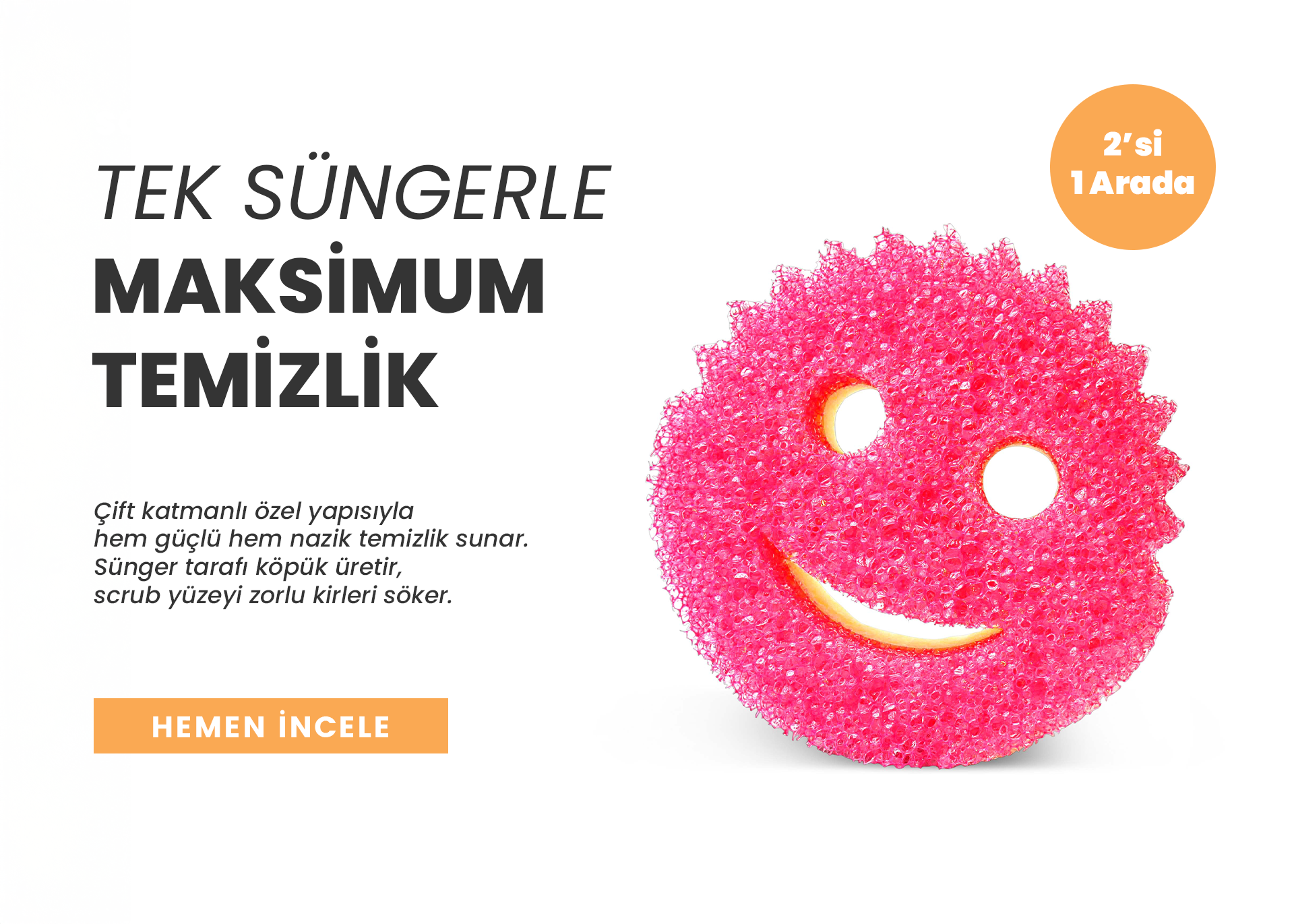 Çift Taraflı Bulaşık Süngeri Nedir? Scrub Mommy Gerçekten Daha mı Pratik?