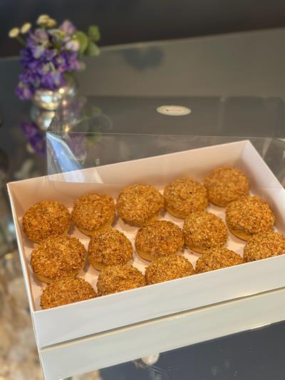 Tahinli & Susamlı Profiterol (Choux) Topları (15 Adet) 