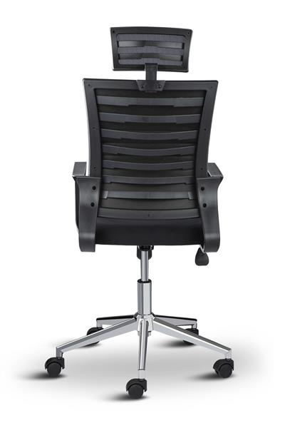 Asbir Mobilya Rigel 55300 Başlıklı Metal Ayaklı  Ofis Koltuğu Çalışma Koltuğu